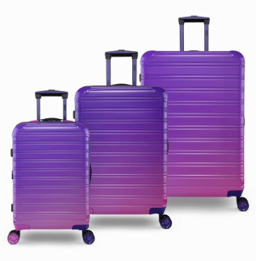 iFLY Hardside Luggage Fibertech 3 Piece Set