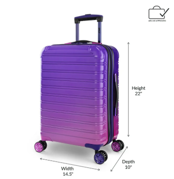 iFLY Hardside Luggage Fibertech 3 Piece Set